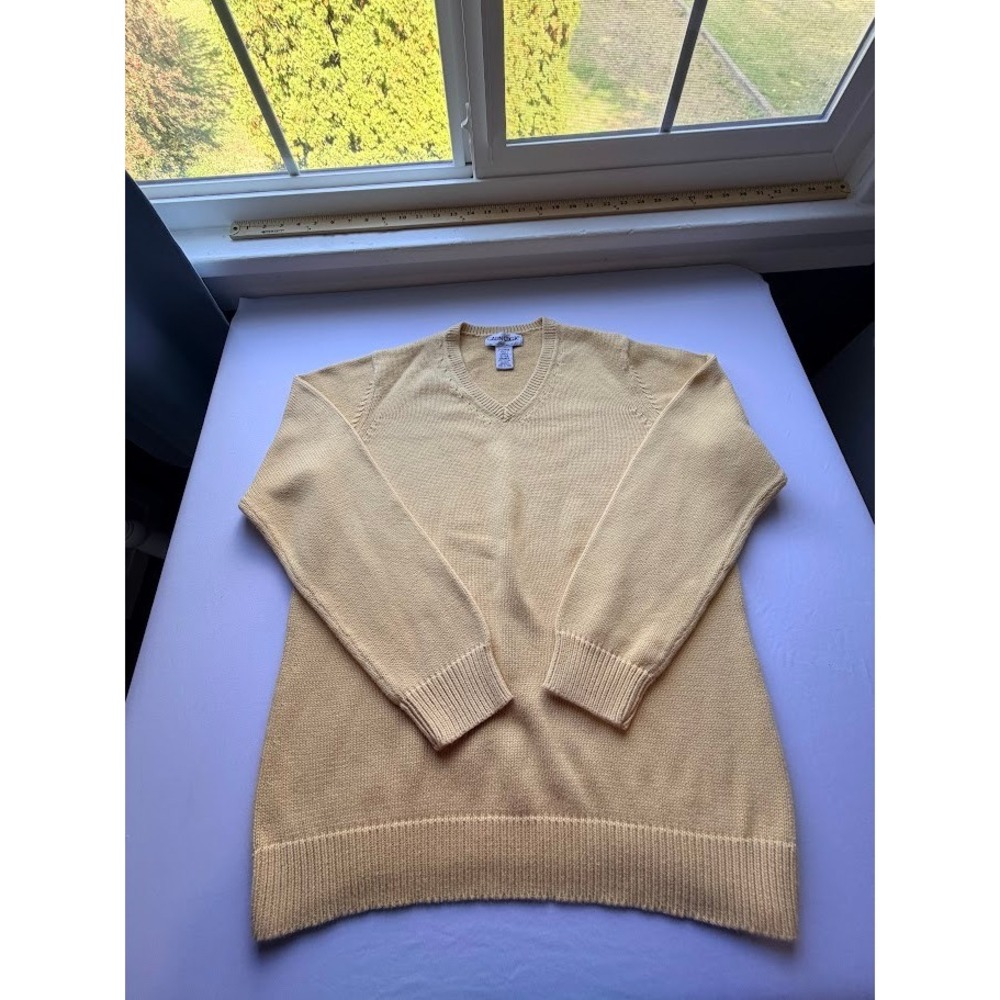 Classic Cabin Creek Women's XL Tall 100% Cotton V-Neck Straw Color